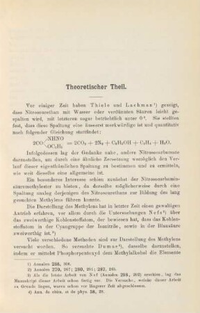 Theoretischer Theil