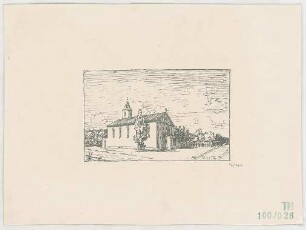 Fischer, Theodor; Gauting / Starnberg (Bayern); Ev. Christuskirche - Perspektive
