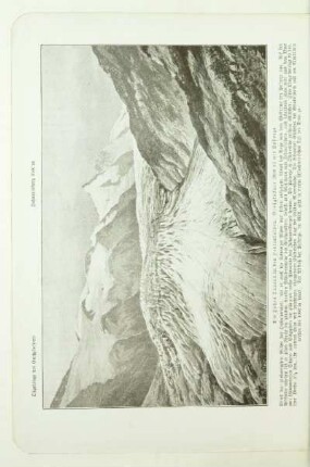 Die hohen Tauern in den Zentralalpen. Großglockner (3800 m) mit Pasterze