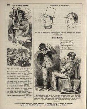 "Der moderne Pindar" "Fortschritt in der Kunst" "Keine Ausrede"