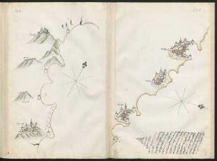 Illustration: f. 20a-20b Rossano und Giovinazzo, Bari