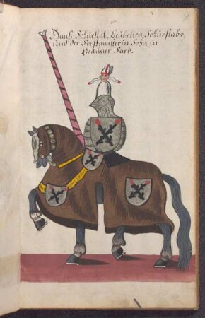 Turnierreiter Hans Schürstab