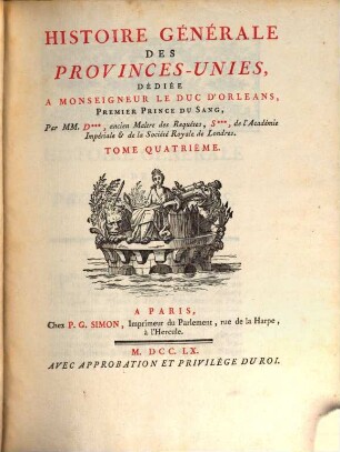 Histoire Générale Des Provinces-Unies, 4