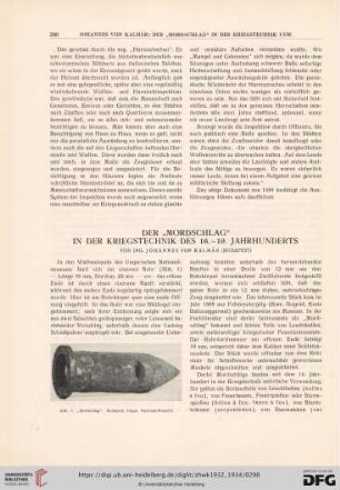 Der "Mordanschlag" in der Kriegstechnik des 16.-19. Jahrhunderts