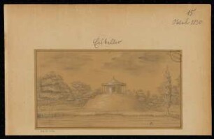 Eiskeller Monatskonkurrenz Oktober 1830: Perspektivische Ansicht