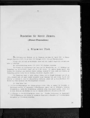 Deputation für directe Steuern. (Steuer-Deputation.)