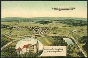 Aulendorf u. Umgebung aus der Vogelschau