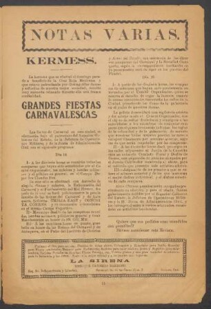 Grandes fiestas carnavalescas