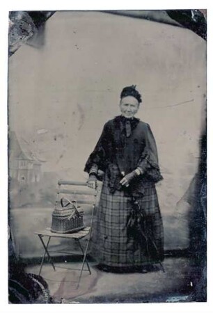 Foto einer alten Frau