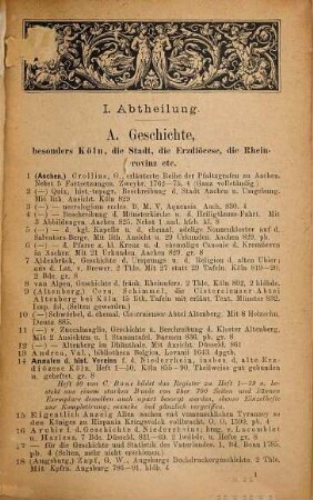 Katalog. [33.] 1891, 8. - 14. Mai
