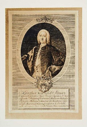 Bildnis von Ernst Gotthold Struve (1714-1743)