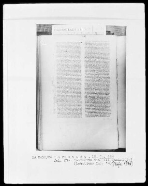 Biblia sacra mit einem altlateinischen Judith-Text — Initiale H, Folio 27verso