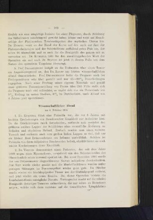 Wissenschaftlicher Abend am 6. Februar 1904.