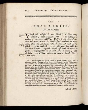 LXV. Anco Martio, IV. Rè di Roma. [ ... mit Abbildungsbeschreibung.]
