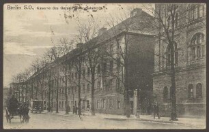 Ansichtskarte "Kaserne des Garde-Pionier-Bataillons" in der Köpenicker Straße