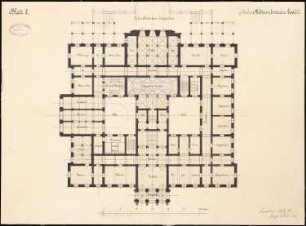 Ständehaus, Düsseldorf: Grundriss EG