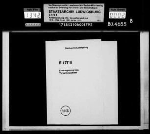 Beilagen (Nr. 1-441) zur Kanzleikassenrechnung 1920