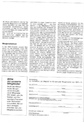 Bürgerinitiativen