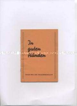 Antikommunistische Tarnschrift aus Berlin (West) zur Verbreitung in der DDR