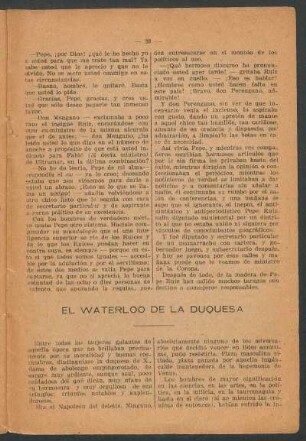 El Waterloo de la duquesa