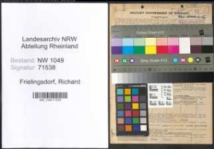 Entnazifizierung Richard Frielingsdorf , geb. 28.02.1900 (Kaufmann)