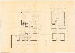Wohnhäuser, St.Loup/Versoix (Häuser Schwebes und Platz): Haus Schwebes: Grundriss EG