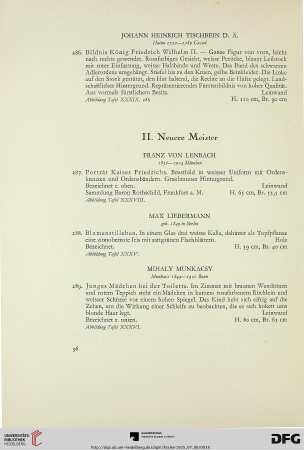 II. Neuere Meister (Nr. 287-289)