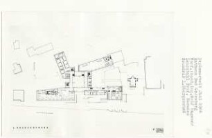 Rathaus, Bonn-Bad Godesberg (Diplomarbeit bei Bernhard Hermkes): Grundriss 1. Obergeschoss