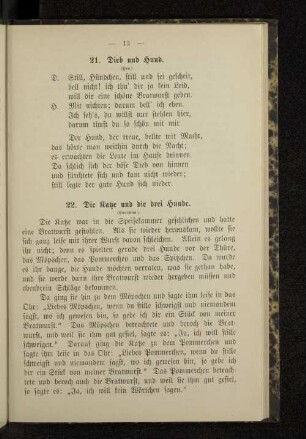 21. Dieb und Hund.