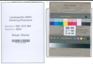 Entnazifizierung Werner Breuer , geb. 14.03.1893 (Lehrer)