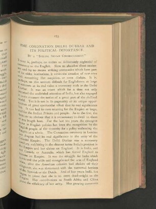 The Coronation Delhi Durbar and Its Political Importance.