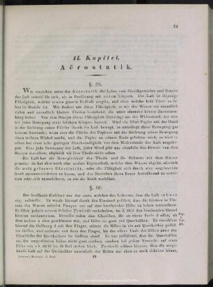 II. Kapitel Aerostatik