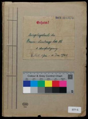 Kriegstagebuch des Pi.Ldgs.Btl. 86 2.Ausfertigung vom 1.Jan. 1943-31.12. 1943