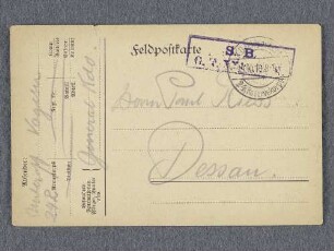 [Feldpostkarte]
