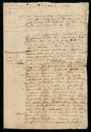 Todesanzeige des Albert Benzlin [Bensle], Arzneiverkäufer, 1600.