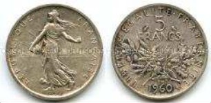 Frankreich, 5 Francs