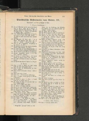 Plattdeutsche Redensarten vom Wetter. III.
