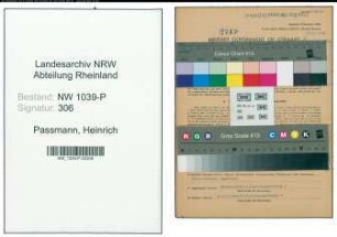 Entnazifizierung Heinrich Passmann , geb. 24.08.1912 (Angestellter)