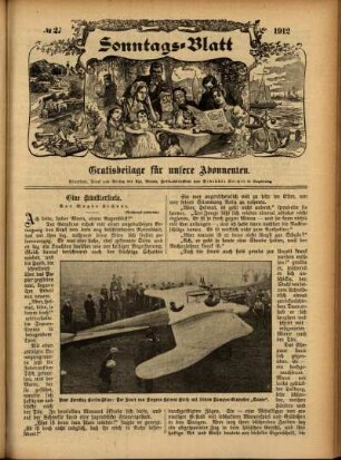 Ausgabe vom Sonntag, den 07. Juli 1912.