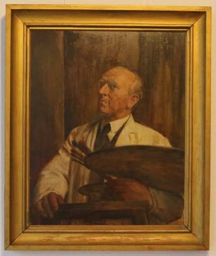 Gemälde: Selbstporträt Rudolf Schäfer