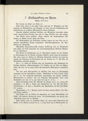 7. Stellungskrieg vor Ypern