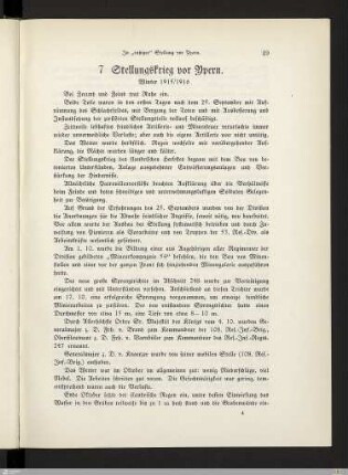 7. Stellungskrieg vor Ypern