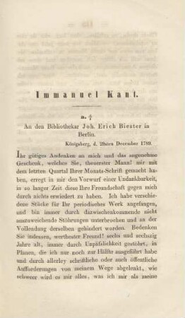 Immanuel Kant