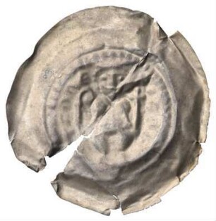 Fundmünze, Brakteat, 1242 - 1272