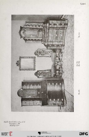 Tafel I-IV