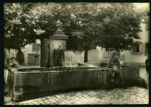 Laufbrunnen am Markt, 1825