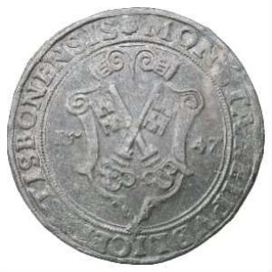Fundmünze, Guldiner (Guldengroschen), 1547