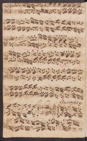 Inventionen; cemb; f-Moll; BWV 780