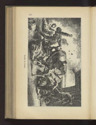 Batterie im Kampf.