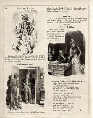 "Prosa und Poesie" "Uebereinstimmung" "Kleiner Schäker"